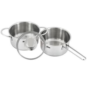 힘멜 데일리 스텐 인덕션 라면냄비세트 3P (14편수+14양수+유리커버)