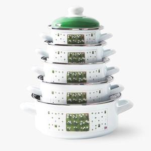 ELO 글뤽스블룸 IH 법랑 냄비세트 5종