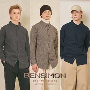 [벤시몽]남성 깅엄 체크 셔츠 3종