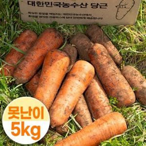 [대한민국농수산] 국내산 햇당근 제주도 주스용 (못난이) 5kg