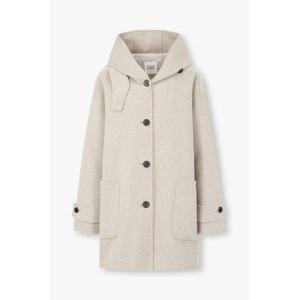 갤러리아_톰보이[25겨을]핸드메이드 후드 울혼방 하프코트(9175411981)