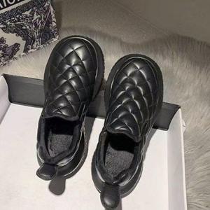 여자 패딩 기모 슬립온 겨울 슈즈 데일리 패션 털신발 (WD3219C)