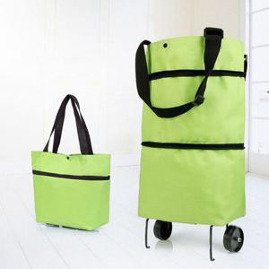 (WD3987D) 접이식 폴딩 바퀴달린 장바구니 캐리어 카트
