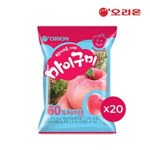 오리온 마이구미 복숭아(66g) x 20개