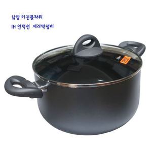 키친플라워 IH 세라믹 양수 인덕션냄비 22 전골 찌게