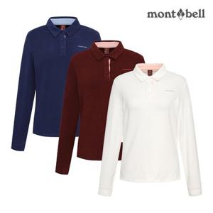 몽벨 여성 카치온 기모 카라 긴팔티_MW3GAWOL23