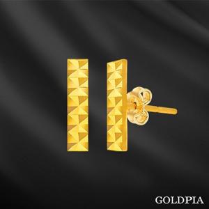 [골드피아] 24K 순금 행운의 골드바 귀걸이