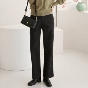 H스타일(CC)HJW2-B기모본딩흑청스판와이드통바지 겨울 여성 기모본딩 청바지 밴딩팬츠 데님 와이드팬츠