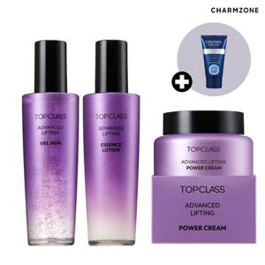 [참존][본사직영] 탑클래스 어드밴스드 리프팅 3종 (겔스킨1+에멀젼1+보습크림1) + 여행용콘트롤크림 증정