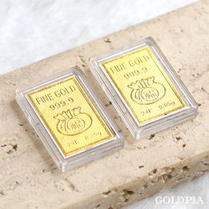 12시이전당일출고 [골드피아] 24K 순금 복주머니 골드바 (999.9 포나인) 2개
