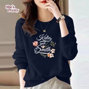 [쉬즈프리티] 케잇기모맨투맨2종택일 L까지_여성맨투맨