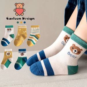 [♥겨울 이야기] 어린이 아동 베어베어양말 5족세트 (크리스마스선물)