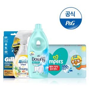 [다운로드쿠폰][P&G] 질레트/다우니/페브리즈/오랄비/팸퍼스 생필품 추천 Pick