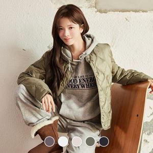 375908 [노정의] LW 크루넥 어니언 퀼팅 자켓(신클라우드 소로나)