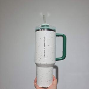 스타벅스 SS 스탠리 그린페블 켄처 텀블러 1183ml 대용량 1리터 이름 각인