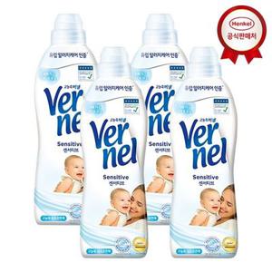 버넬 센서티브 섬유유연제 900ml x 4개