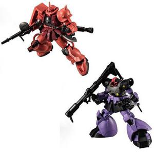 건담 G프레임 FA UC 0079 메모리얼 셀렉션 2종세트 자쿠(샤아) 돔/릭돔 피규어