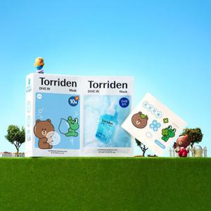 [라인프렌즈 기획] 토리든 다이브인 저분자 히알루론산 마스크 27ml 10매