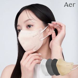 아에르 귀편한 새부리형 황사 비말차단 KF94 피크 브이라이트 마스크 50매 골라담기
