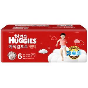 [하기스] 매직팬티형(24) [4-6단계] 공용 [대형 50매/특대형/점보]