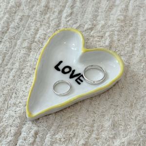 love 하트 미니접시 악세서리 트레이