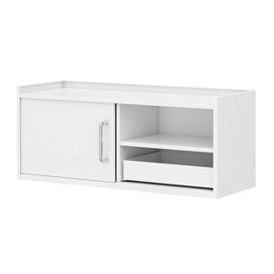 분리형 2단 슬라이딩 철제 수납장 미니 그릇수납함