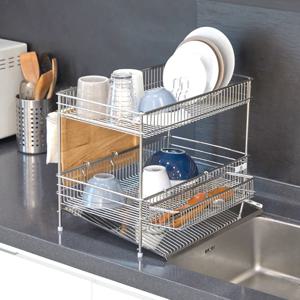 프라임 2단 세로형 식기건조대 풀세트