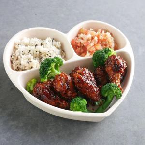 CLSH 클샤 3칸하트 프리미엄 도자기식판 국내생산 식비절약 다이어트