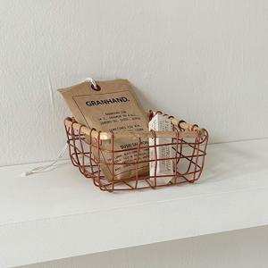 미니 와이어 바스켓 빈티지 철제 수납 바구니