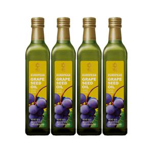 백설 유러피안 포도씨유 500ml x4개