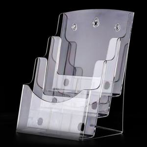 A4 아크릴 진열대 POP 스탠드 꽂이 3단 DD-12669