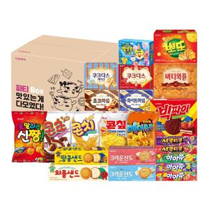 과자파티 27입 뷔페세트 / 간식세트 과자선물