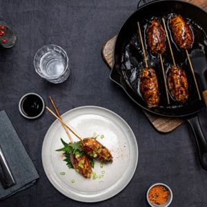 [해외] 화이트트러플 원형 접시 22cm