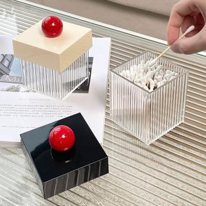 면봉 케이스 이쑤시개 치실 보관함 악세사리 정리함