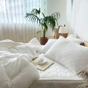 마이호텔 모달혼방 고밀도워싱 퀸패드 아이보리150x205