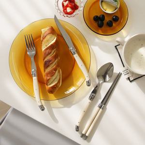 퀴진드마망 라귀올 커트러리 2인 4종 풀세트(숟가락2P+젓가락2P+포크2P+나이프2P)