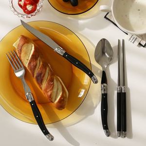 퀴진드마망 라귀올 커트러리 4인 4종 풀세트(숟가락4P+젓가락4P+포크4P+나이프4P)