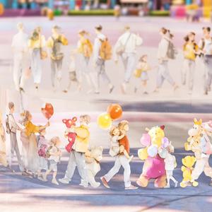 마테 스티커 인물 PET 마스킹테이프 패션 일러스트 소녀 감성 다꾸