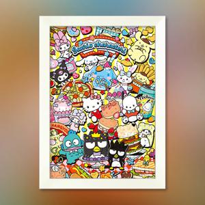 산리오 캐릭터즈 팝아트 직소 퍼즐+액자 세트 1000피스