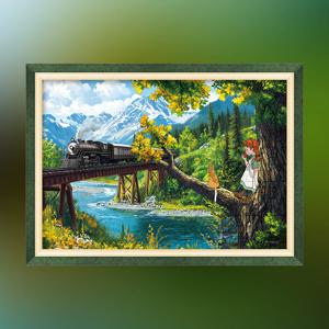 빨강머리 앤 그리움이 지나가는 길 직소 퍼즐+액자 세트 1000피스