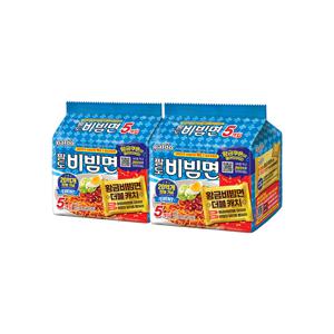 황금 비빔면 더블캐치 (130g x5입) x2팩