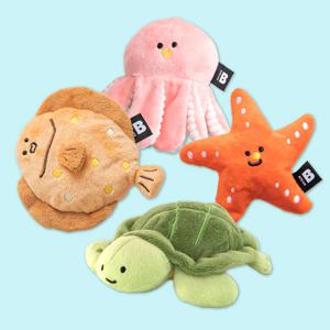 바다친구들 삑삑 장난감 세트 (2종)