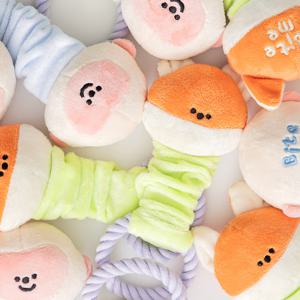 쭉쭉이 장난감 - 여우/원숭이 (삑삑)