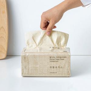 뽑아쓰는 키친타올 무표백 100매 3팩 x 3세트(9팩)