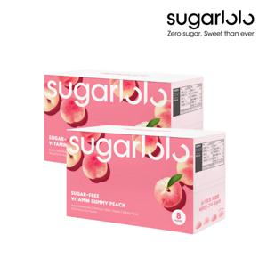 슈가로로 무설탕 비타민C 복숭아 구미 45g*16팩