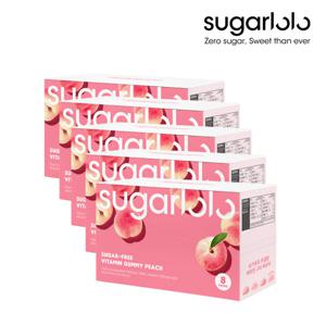 슈가로로 무설탕 비타민C 복숭아 구미 45g*40팩