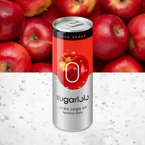 슈가로로 스파클링 사과 캔 250ml*30개