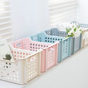 파스텔톤 빨래바구니 바스켓