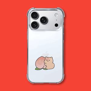 아칸 곤룐 쨀리공장 복숭아수박 쉴드방탄케이스(전기종)