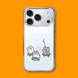 아칸 곤룐 쟈근햄찌들 무인도 쉴드방탄케이스(전기종)